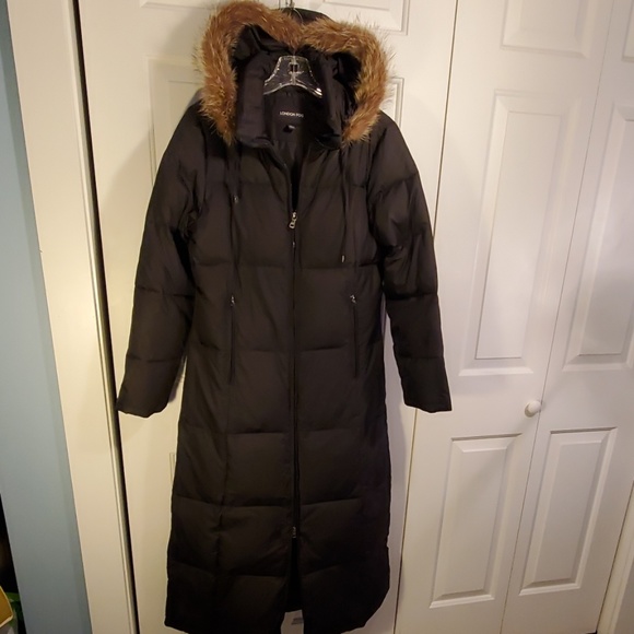 london fog maxi down puffer coat